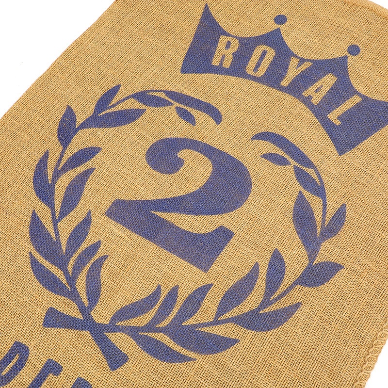 Printed Agricultural Jute Sacks Potato Grain Vegetable Storage Burlap Bags
