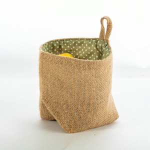 Multi Style Lined Jute Storage Baskets Gift Packaging Organizer Jute Bags
