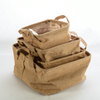 Multi Style Lined Jute Storage Baskets Gift Packaging Organizer Jute Bags